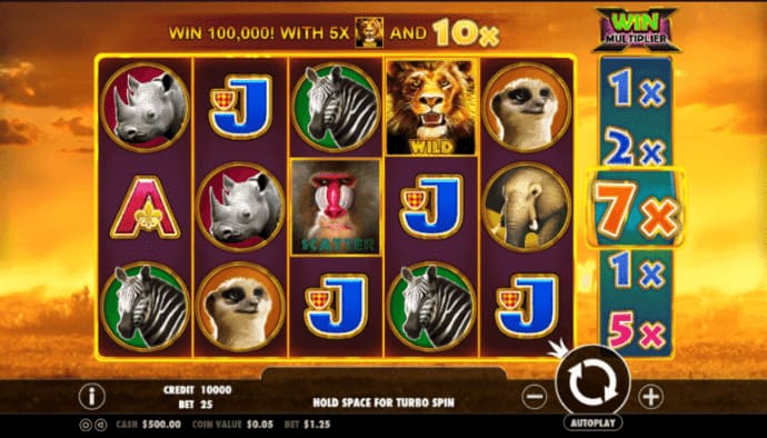 Игровой автомат Hot Safari